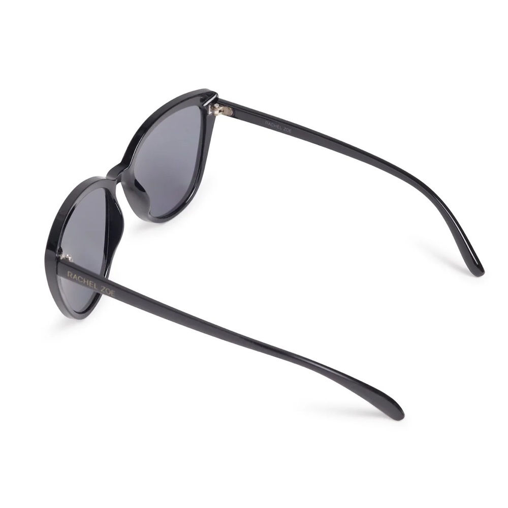 Rachel Zoe Nina Sunglasses - Black / Grey 56-18-143 - Picture 4 of 6